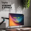 Digitus Ramię biurkowe pojedyncze z zaciskiem i sprężyną mechaniczną 1x LCD max. 35 10kg, VESA: 75x75, 100x100, czarne